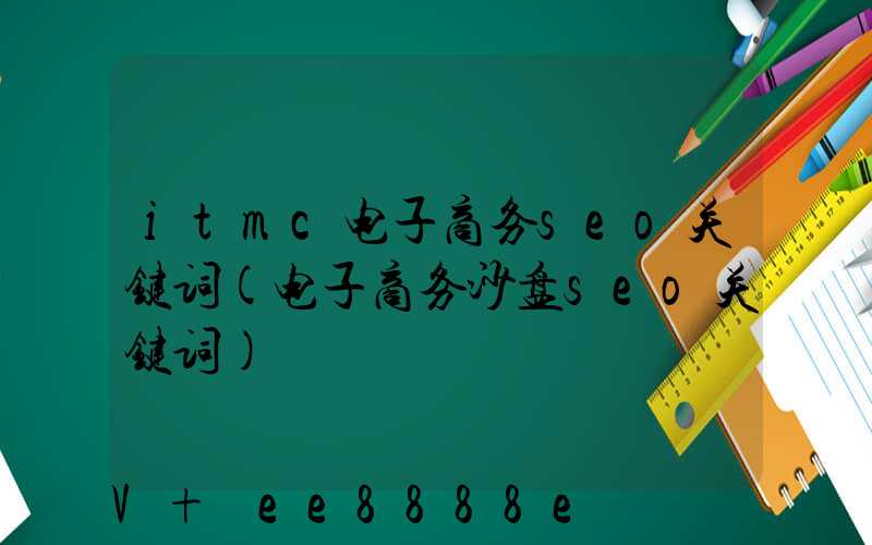 itmc电子商务seo关键词(电子商务沙盘seo关键词)
