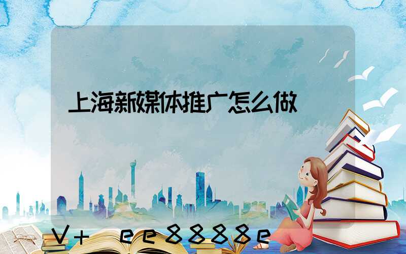 上海新媒体推广怎么做