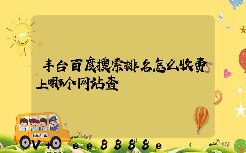 丰台百度搜索排名怎么收费上哪个网站查