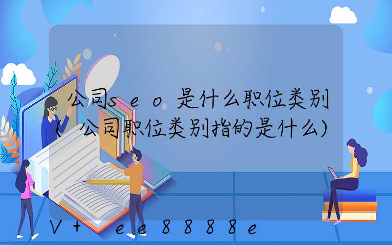 公司seo是什么职位类别(公司职位类别指的是什么)