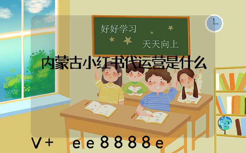 内蒙古小红书代运营是什么