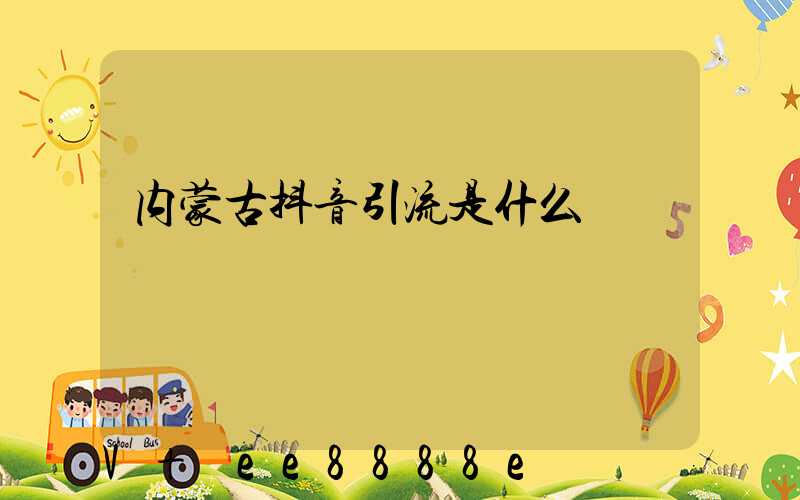 内蒙古抖音引流是什么