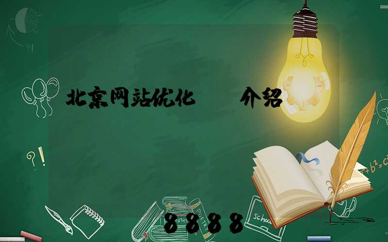 北京网站优化ai介绍