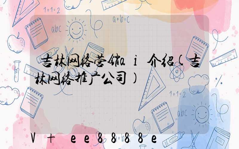吉林网络营销ai介绍(吉林网络推广公司)