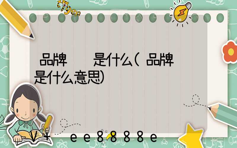 品牌营销是什么(品牌营销是什么意思)