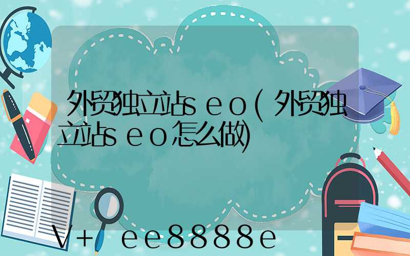 外贸独立站seo(外贸独立站seo怎么做)