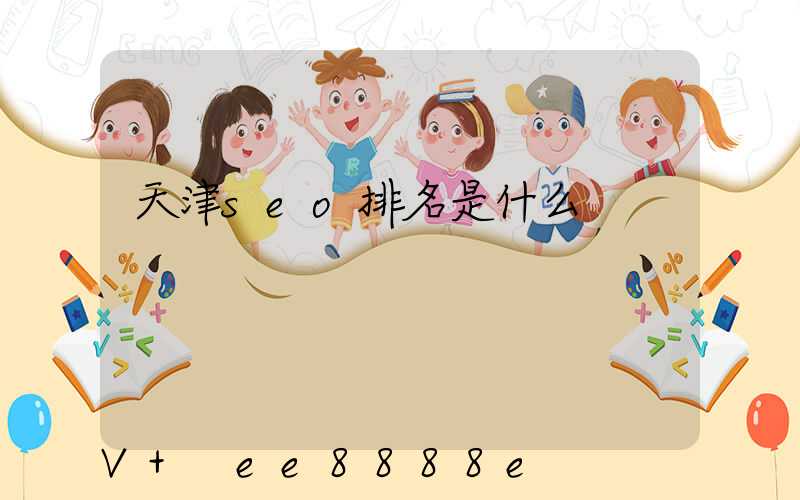 天津seo排名是什么