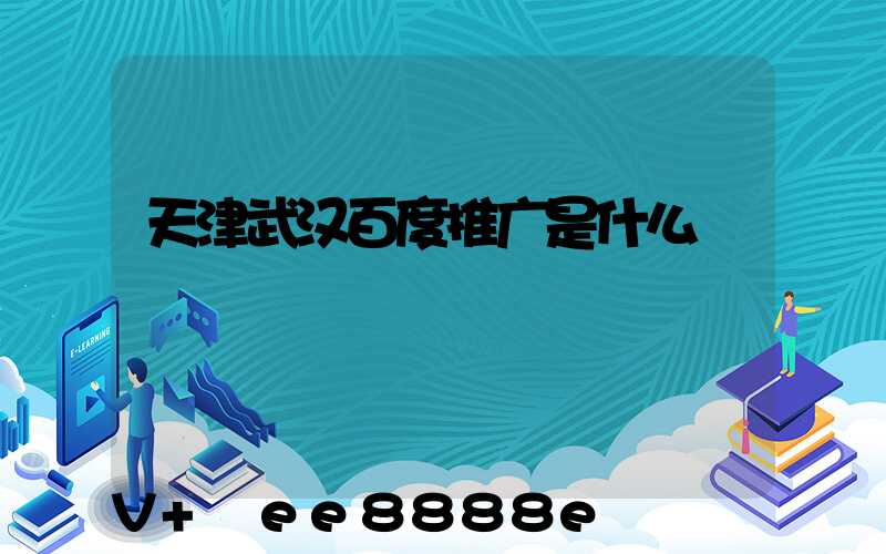 天津武汉百度推广是什么