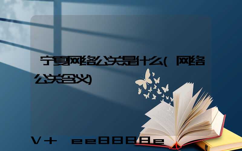 宁夏网络公关是什么(网络公关含义)