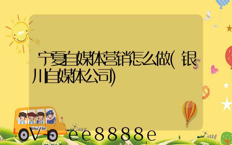 宁夏自媒体营销怎么做(银川自媒体公司)