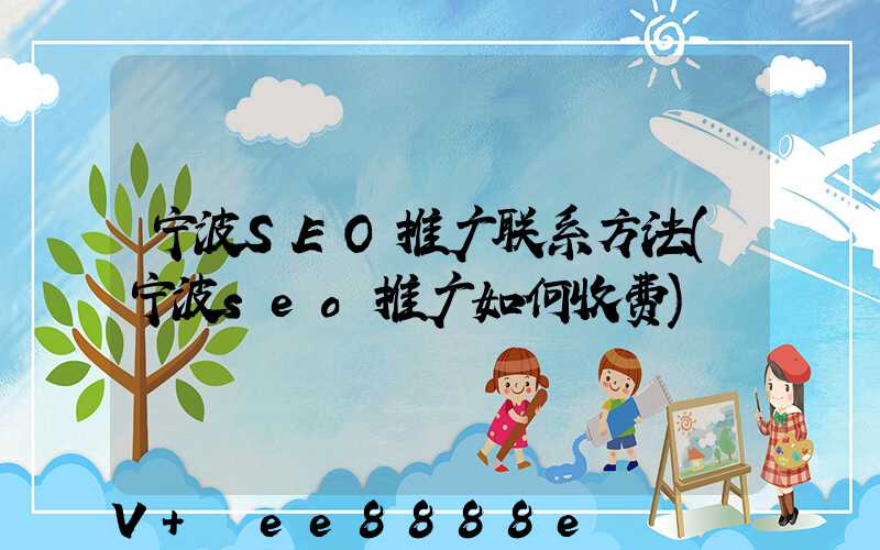 宁波SEO推广联系方法(宁波seo推广如何收费)