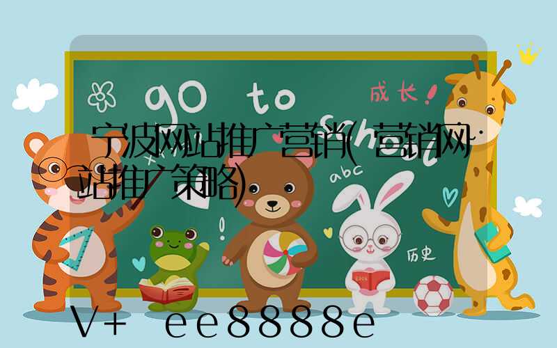 宁波网站推广营销(营销网站推广策略)