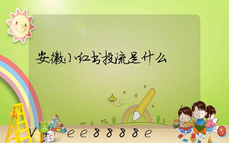 安徽小红书投流是什么