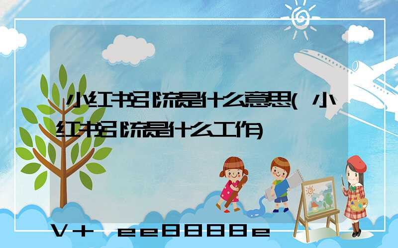 小红书引流是什么意思(小红书引流是什么工作)