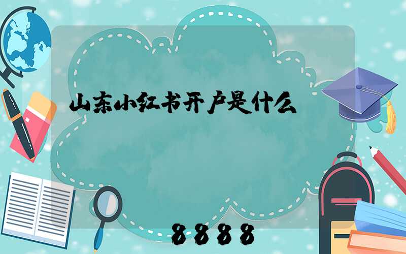 山东小红书开户是什么