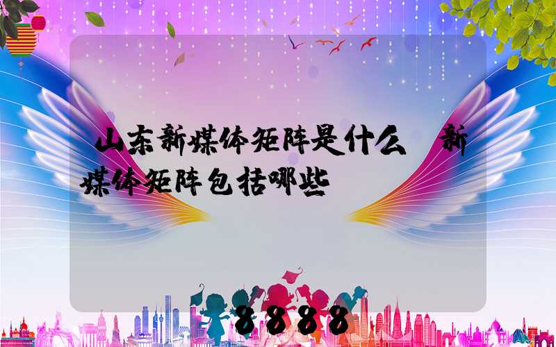 山东新媒体矩阵是什么(新媒体矩阵包括哪些)