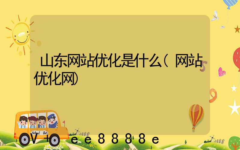 山东网站优化是什么(网站优化网)