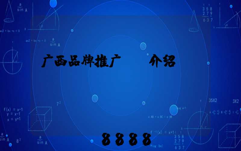 广西品牌推广ai介绍