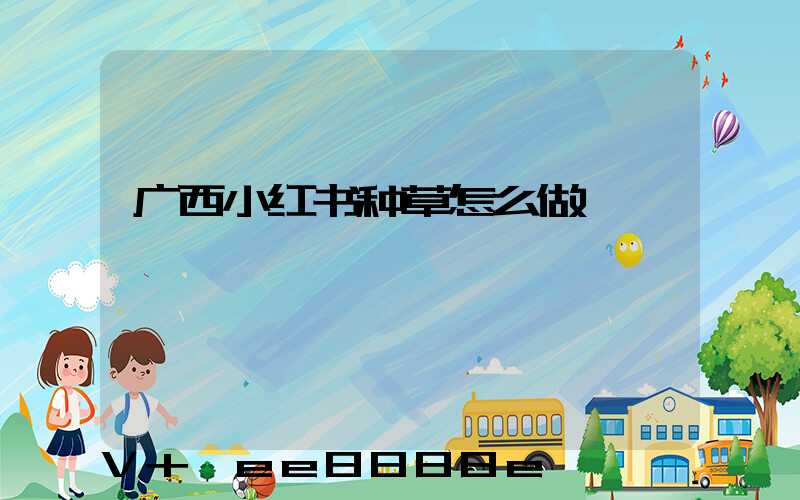 广西小红书种草怎么做