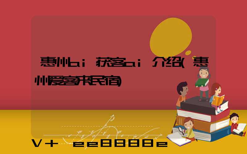 惠州ai获客ai介绍(惠州爱客来民宿)