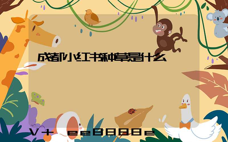 成都小红书种草是什么