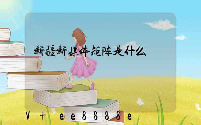 新疆新媒体矩阵是什么