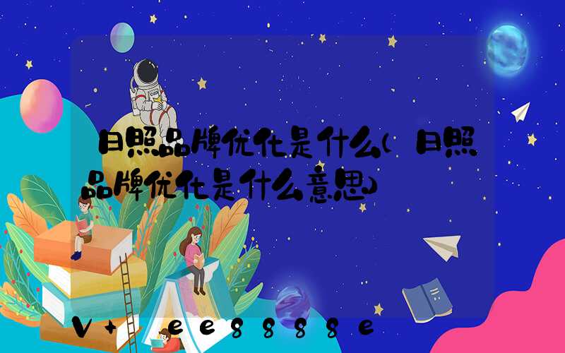 日照品牌优化是什么(日照品牌优化是什么意思)
