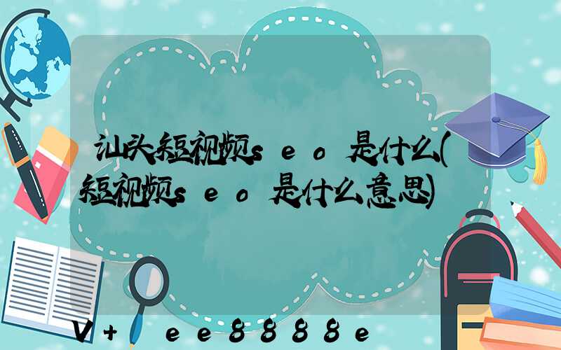 汕头短视频seo是什么(短视频seo是什么意思)
