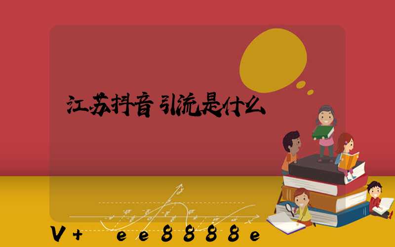 江苏抖音引流是什么