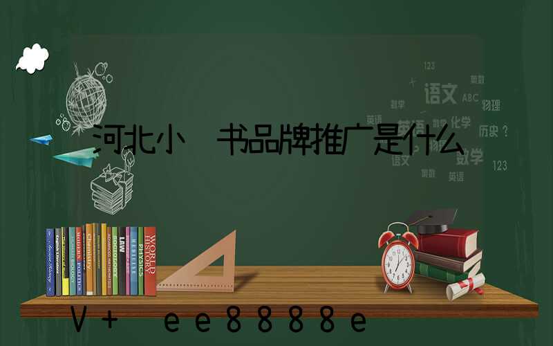 河北小红书品牌推广是什么