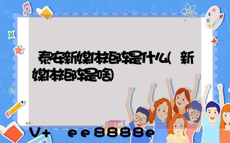 泰安新媒体矩阵是什么(新媒体矩阵是啥)