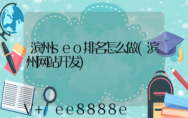 滨州seo排名怎么做(滨州网站开发)