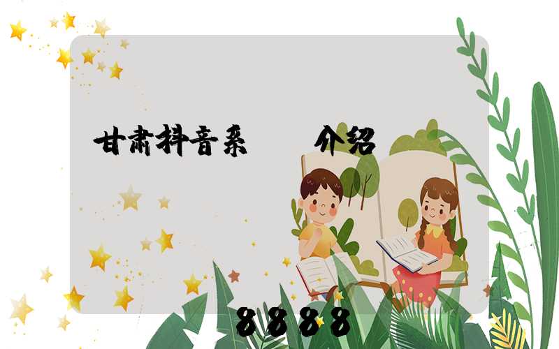 甘肃抖音系ai介绍