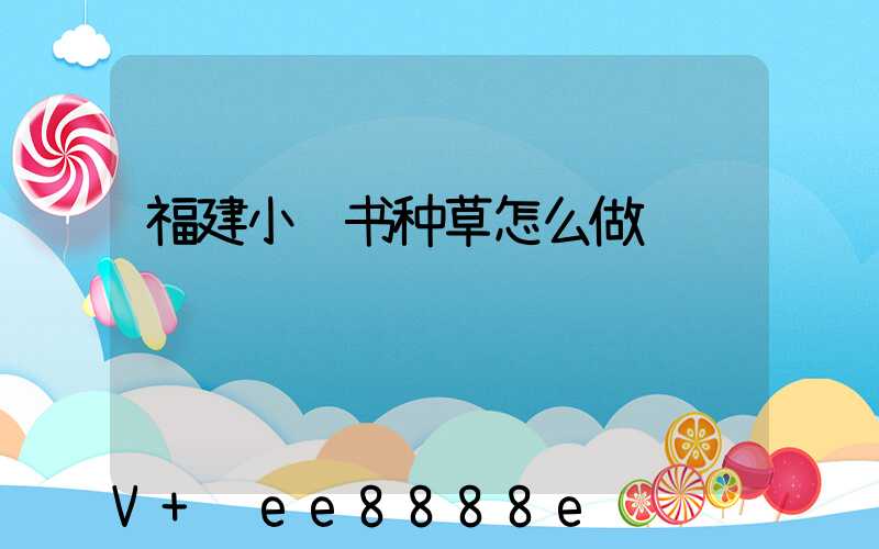 福建小红书种草怎么做