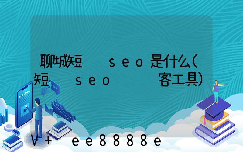 聊城短视频seo是什么(短视频seo营销获客工具)