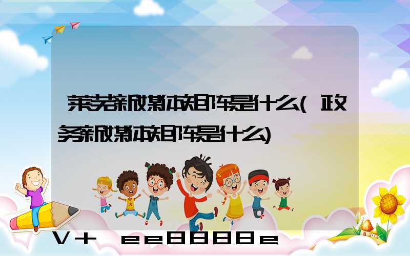 莱芜新媒体矩阵是什么(政务新媒体矩阵是什么)