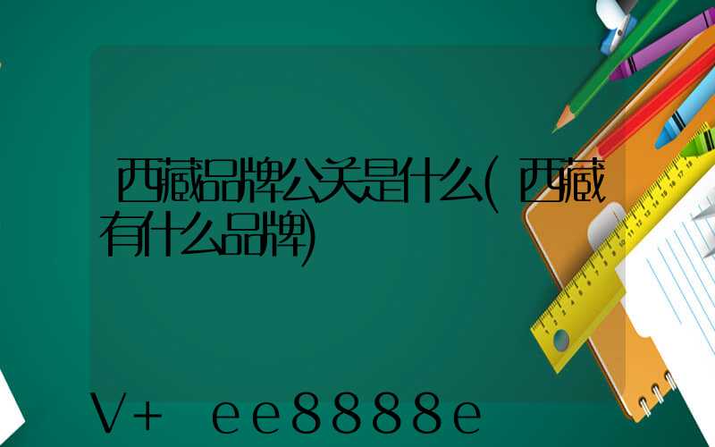 西藏品牌公关是什么(西藏有什么品牌)