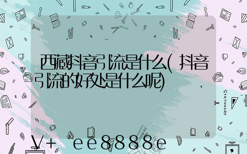 西藏抖音引流是什么(抖音引流的好处是什么呢)