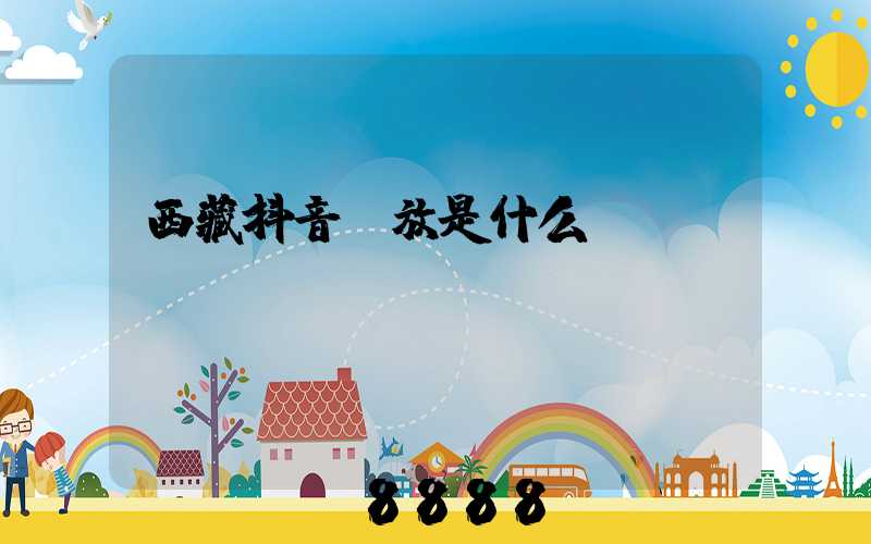 西藏抖音投放是什么