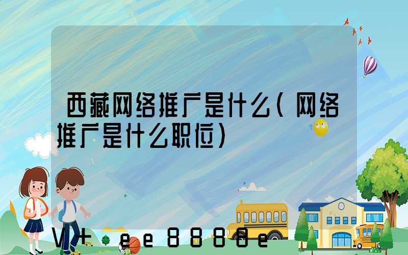西藏网络推广是什么(网络推广是什么职位)