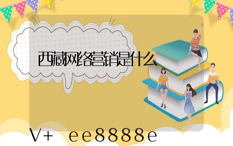 西藏网络营销是什么