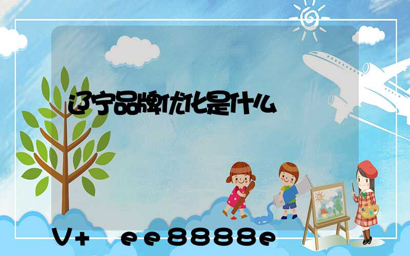 辽宁品牌优化是什么