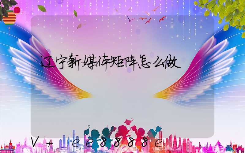 辽宁新媒体矩阵怎么做