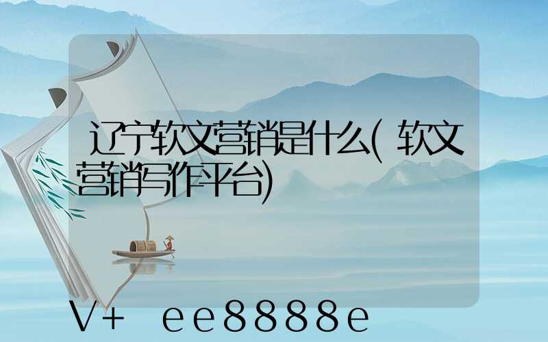 辽宁软文营销是什么(软文营销写作平台)