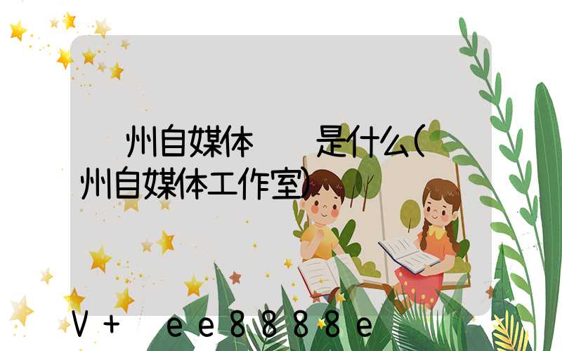 郑州自媒体营销是什么(郑州自媒体工作室)