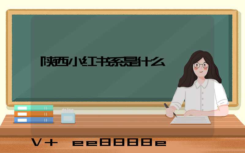 陕西小红书系是什么