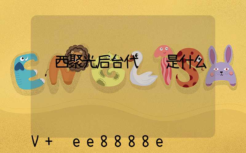 陕西聚光后台代运营是什么