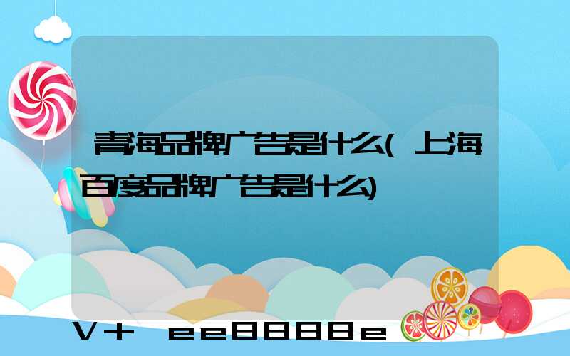 青海品牌广告是什么(上海百度品牌广告是什么)